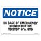 Signmission OSHA Notice, 10" Height, 14" Width, Peel And Stick Wall Graphic, 14" W, 10" H, Landscape OS-NS-RD-1014-L-13465 - alternate 1